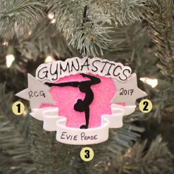 Polar X Gymnastics Personalized Christmas Ornament Discount