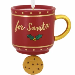 Hallmark 3.2" For Santa Mug Christmas Ornament 1HGO2787