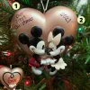 Hallmark 3" Mickey and Minnie Love Personalized Christmas Ornament 3HCM1002 Sale