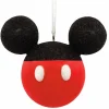 Hallmark 3" Mickey Mouse Glitter Icon Christmas Ornament 2HCM9441 Outlet