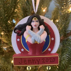 Hallmark 3.25" Wonder Woman™ Personalized Christmas Ornament 2HCM5499 Online