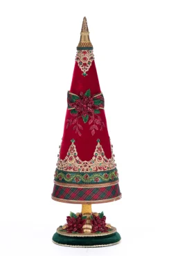 Katherines Collection Katherine's Collection 25" Magical Holiday Red and Green Jeweled Tree Christmas Decoration 28-428576 Outlet