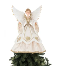 Katherines Collection Katherine's Collection 21.5" Bells of Brilliance Arabelle Angel Christmas Tree Topper 28-528755 Clearance