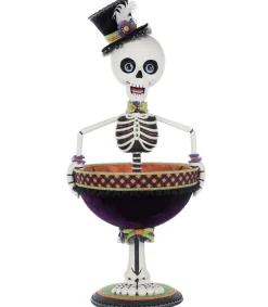 Katherines Collection Katherine's Collection 29.5" Billy Bones Thorton Candy Bowl Halloween Decoration 28-528637