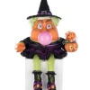 Katherines Collection Katherine's Collection 12.5" Bubbles the Witch Candy Corn Ledge Sitter Halloween Decoration 28-528643 Hot