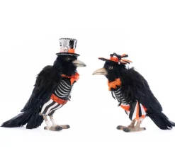 Katherines Collection Katherine's Collection 9.5" Edgar Allen and Poe the Crows Halloween Collection 28-528647 New