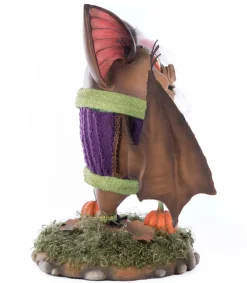 Katherines Collection Katherine's Collection 9.75" Fangs the Bat in Sweater Tabletop Halloween Decoration 28-528655 Discount