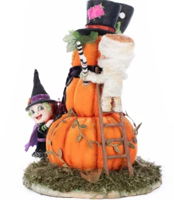 Katherines Collection Katherine's Collection 13.25" Ghouls Building Pumpkin Man Halloween Decoration 28-528654 New