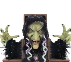 Katherines Collection Katherine's Collection 13" Grizelda Book with Bookends Halloween Decoration 28-528616 Online