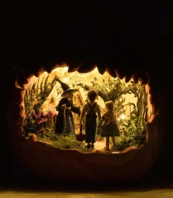 Katherines Collection Katherine's Collection 18" Hansel and Gretel Lighted Pumpkin Scene Halloween Decoration 28-528622 Outlet