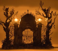 Katherines Collection Katherine's Collection 33" Macabre Mansion Gates Halloween Decoration 28-528682