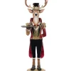 Katherines Collection Katherine's Collection 60.5" Royal Christmas Ball Reindeer Butler Holding Tray Decoration 28-528806 Best