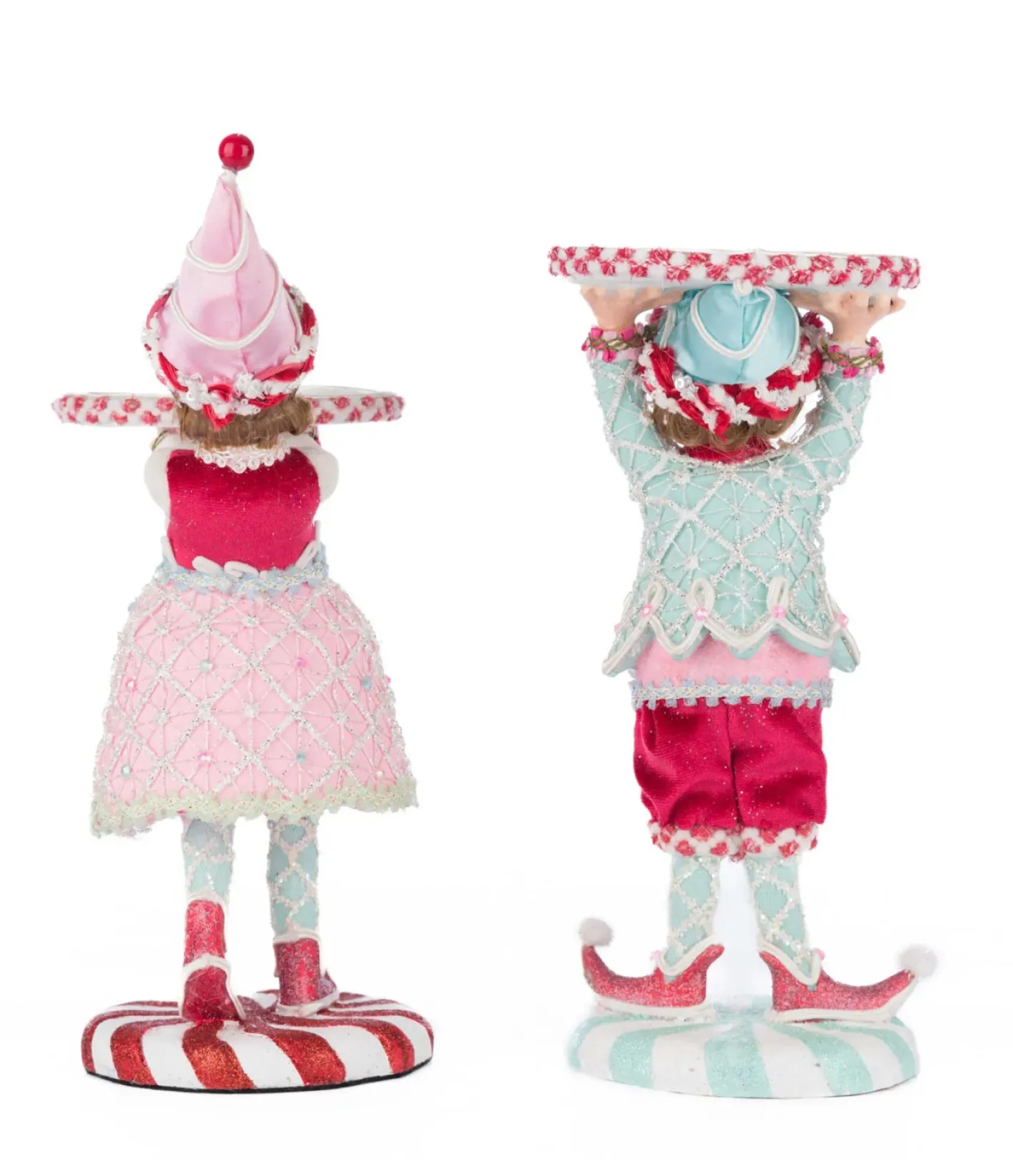 Katherines Collection Katherine's Collection 9.5" Set of 2 Sweet Delights Gumdrop and Cookie Serving Tray 28-528734 Hot