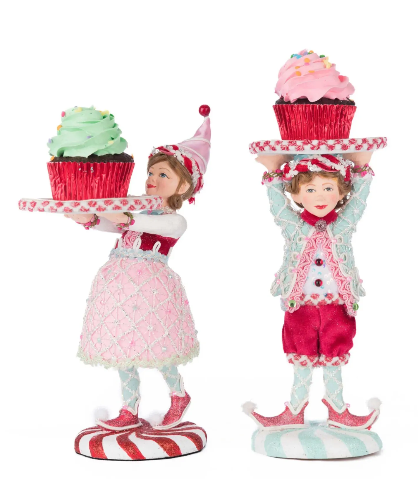 Katherines Collection Katherine's Collection 9.5" Set of 2 Sweet Delights Gumdrop and Cookie Serving Tray 28-528734 Hot