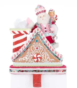 Katherines Collection Katherine's Collection 10.5" Sweet Delights Santa Stocking Holder 28-528744 Clearance