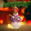 Kurt Adler 6" Bellissimo Band Leader Snowman Glass Christmas Ornament BELL0042 Outlet