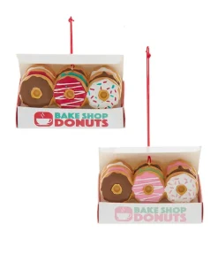 Kurt Adler 3.75" Box of Donuts Christmas Ornament J9240 Outlet