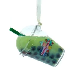 Kurt Adler 3.7" Bubble Tea Cup Christmas Ornament D4708 Sale