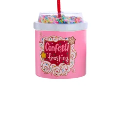 Kurt Adler 2.5" Cake Frosting Can Christmas Ornament D4367 Sale