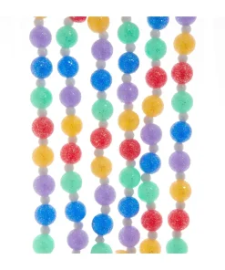 Kurt Adler 6' Colorful Frosted Iridescent Candy Christmas Tree Garland D4596 Discount