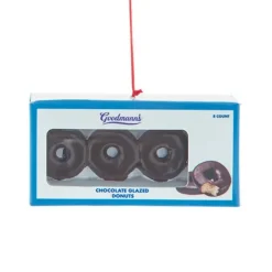 Kurt Adler 3.75" Crumb Coffee Cake or Chocolate Donuts Christmas Ornament J9256 Online