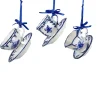 Kurt Adler 2" Delft Porcelain Cup and Saucer Ornament J0651 Discount