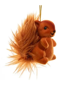 Kurt Adler 2.36" Flocked Red Squirrel Christmas Ornament TD1768 Hot