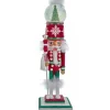 Kurt Adler 21" Hollywood Nutcrackers Deck The Halls Christmas Musical Water Globe Hat Nutcracker HA0724 Clearance
