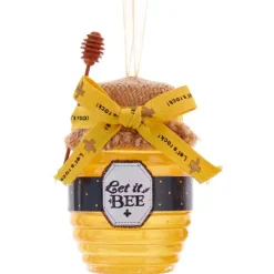 Kurt Adler 4.25" Honey Jar Christmas Ornament T2705 Online