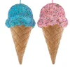 Kurt Adler 16" Large Blue or Pink Ice Cream Cone Christmas Ornament D4642 Best