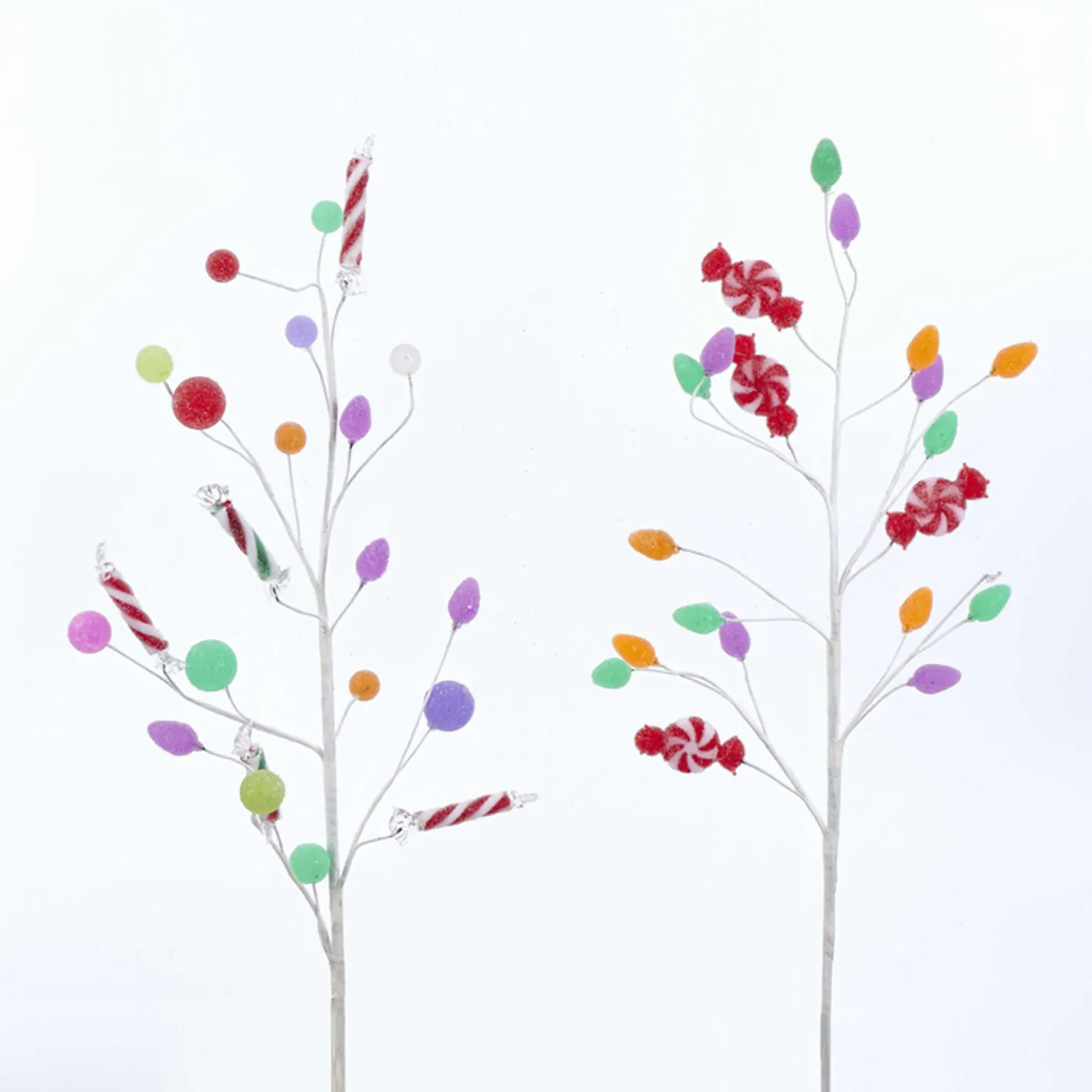 Kurt Adler 24" Multi Color Candy Christmas Pick D3000 New