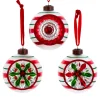 Kurt Adler 3" The Early Years Glass Reflector Vintage Inspired Christmas Ornament Set GG1500 Discount
