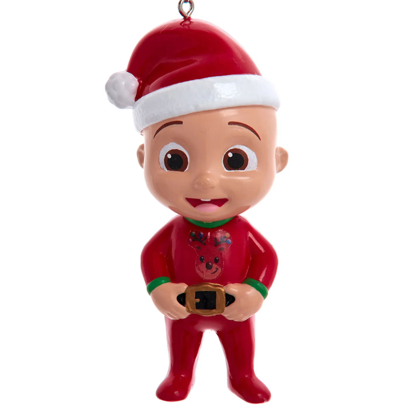Kurt Adler Cocomelon JJ With Santa Hat Christmas Ornament CO1231 Hot