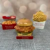 Kurt Adler Fast Food Chicken Sandwich, Nuggets and Fries Christmas Ornament A2442 New