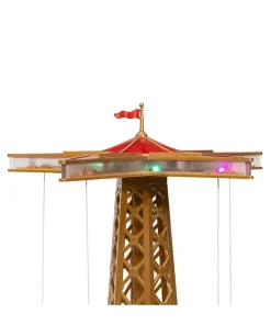 Kurt Adler LED Lighted Musical Santa Balloon Drop Table Piece Christmas Decoration JEL1336 New