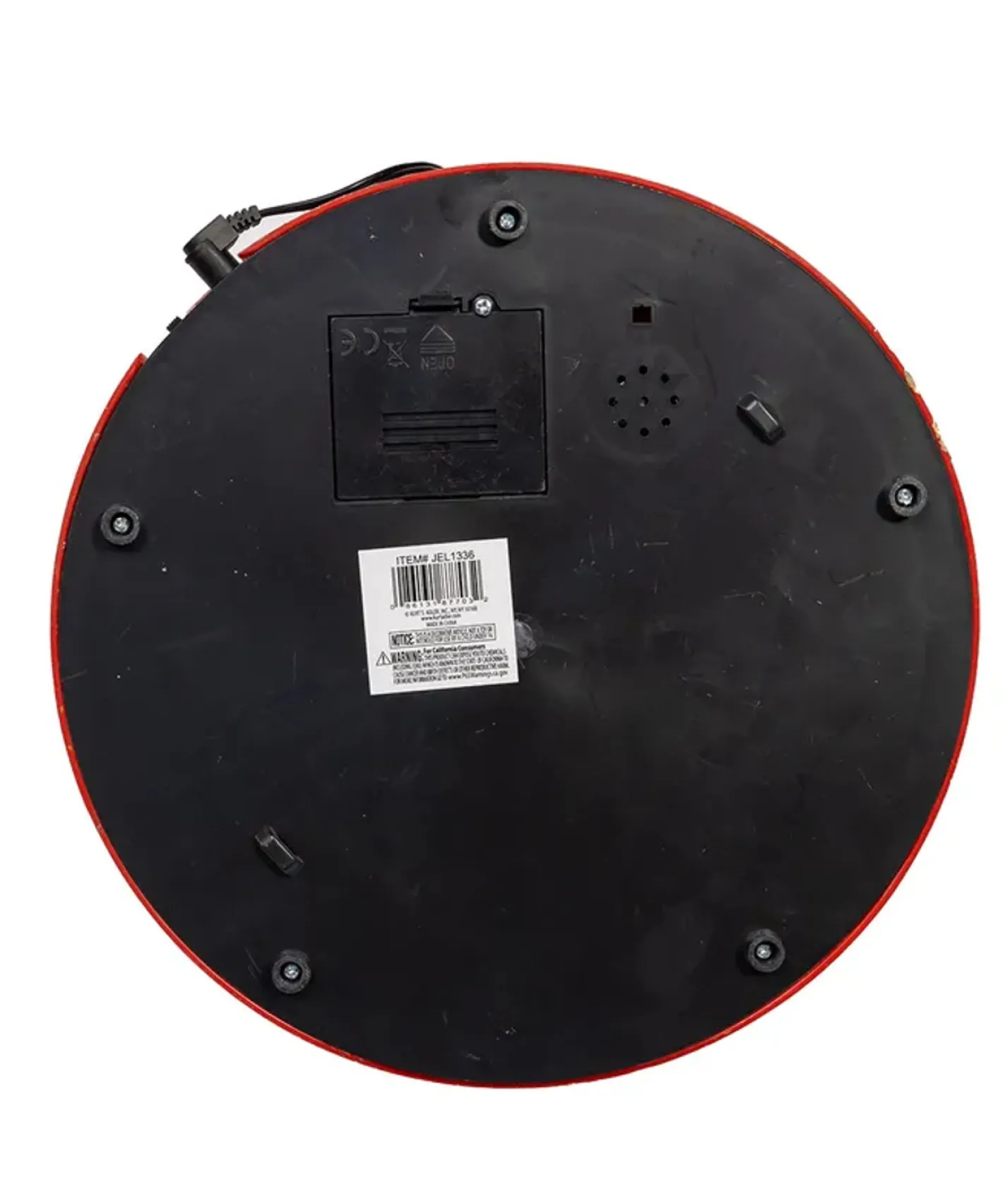 Kurt Adler LED Lighted Musical Santa Balloon Drop Table Piece Christmas Decoration JEL1336 New