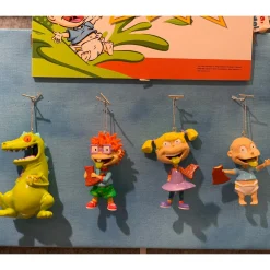 Kurt Adler Set of 4 3.5" Rugrats Blow Mold Christmas Ornaments RG1201 Outlet