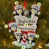 Polar X Penguin Family of 5 at The North Pole Personalized Christmas Ornament OR1739-5 New