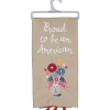 Primitives By Kathy Proud To Be An American Kitchen Towel 100720 Hot