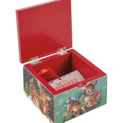Primitives By Kathy Santa's Best Reindeer Feed Hinged Wooden Box Christmas Decoration 115353 Discount