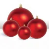Raz Imports Raz 3", 4", 6", or 10" Large Red Matte Ball Christmas Ornaments Best