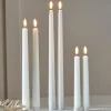 Raz Imports Raz 7", 10", 12.5" White Taper Candle Set of 2 Tapers Outlet