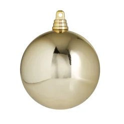 Raz Imports Raz 3", 4", or 6" Large Champagne Shiny Ball Christmas Ornaments