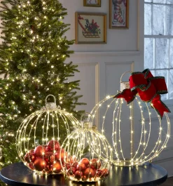 Raz Imports Raz 14", 19", or 23.5" Large Gold Lighted Metal Frame Ornament Christmas Decoration New