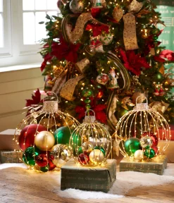 Raz Imports Raz 14", 19", or 23.5" Large Gold Lighted Metal Frame Ornament Christmas Decoration New