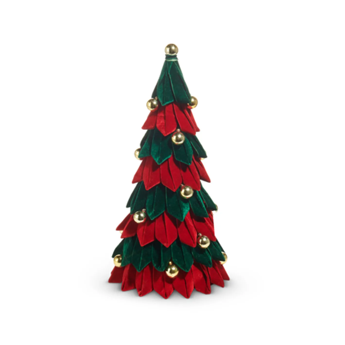 Raz Imports Raz 20.5", 27", or 34.5" Red and Green Velvet Christmas Tree Figure New