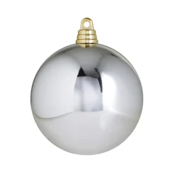 Raz Imports Raz 3", 4", or 6" Silver Shiny Ball Christmas Ornaments