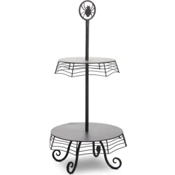 Raz Imports Raz 20.25" 2 Tiered Spider Web Riser 4528813 Best
