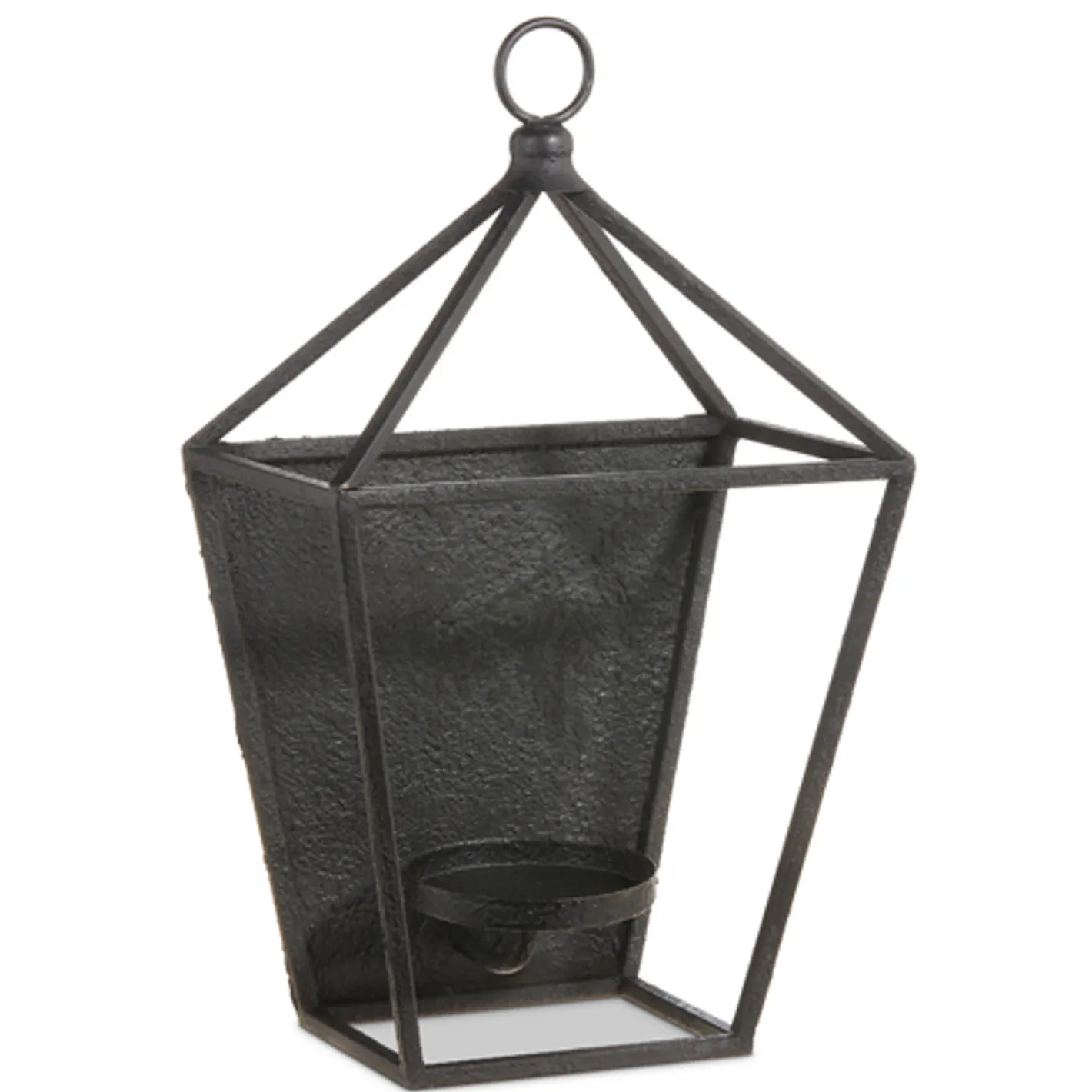 Raz Imports Raz 17" Antique Black Metal Lantern Candle Holder 4354204 Discount
