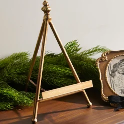 Raz Imports Raz 10" Antique Gold Easel Christmas Display 4521368 Discount